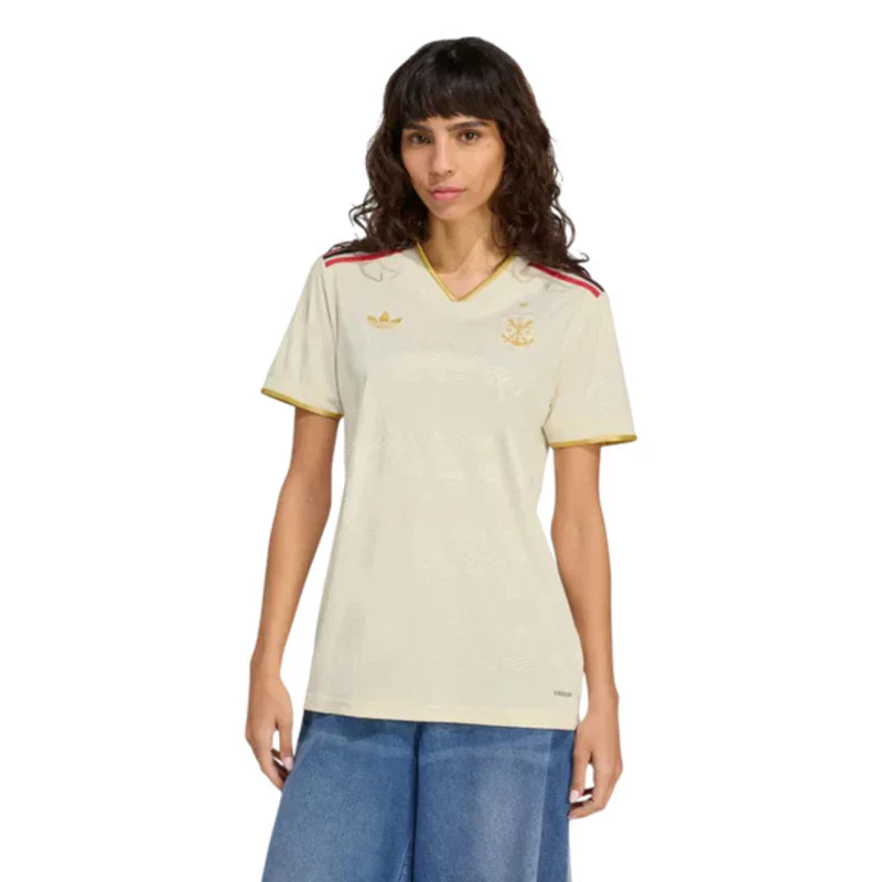 Camisa Flamengo III 2025/26 - Versão Torcedor Feminina - Bege