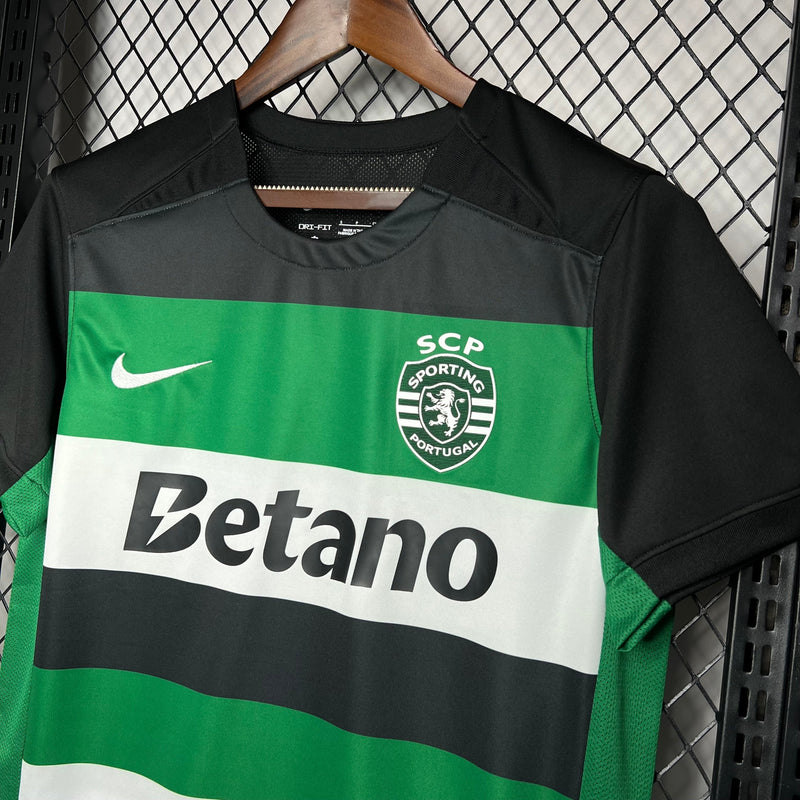 Camisa Sporting Home 24/25 - Nike Torcedor Masculina
