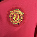 Camisa Manchester United Titular 07/08 - Versão Retro Manga Comprida