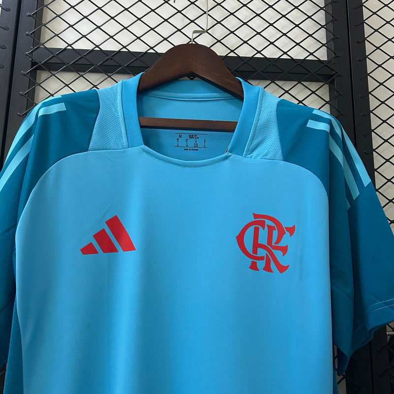 Camisa Flamengo Treino Azul 25/26 - Versão Torcedor - Lançamento