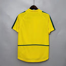 Camisa Seleção Brasileira Copa 2002 - Retrô Masculina- Amarela
