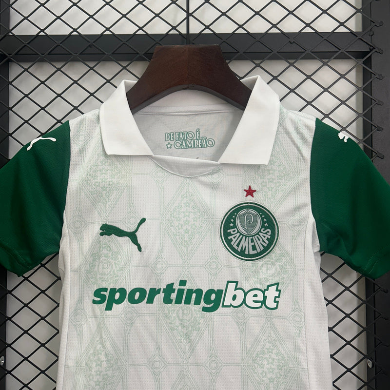 Kit Infantil Palmeiras Visitante 25/26 - Lançamento