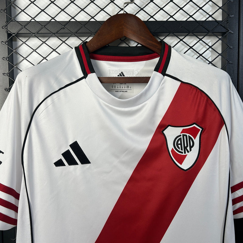 Camisa River Plate Home 25/26 - Adidas Torcedor Masculina - Lançamento