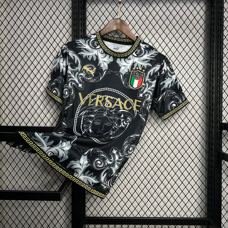Camisa Itália Versace Co-Branded Edition 23/24 - Adidas Torcedor Masculina