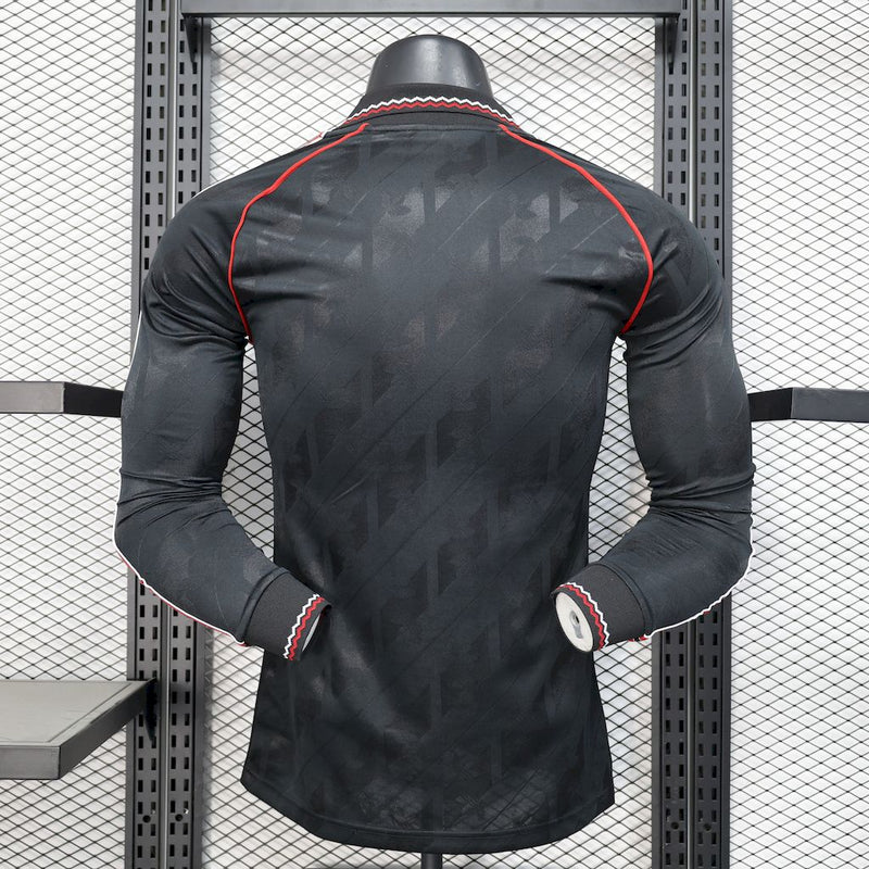 Camisa Manchester United Edição-Especial 25/26 - Versão Jogador Manga Comprida