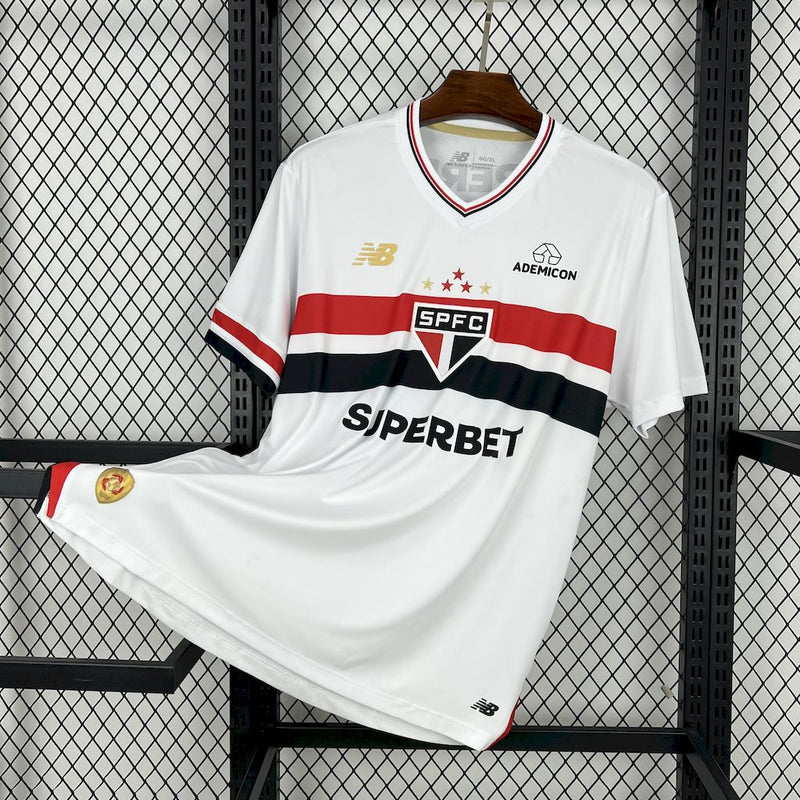 Camisa São Paulo Home 25/26 - Torcedor Masculina - Lançamento